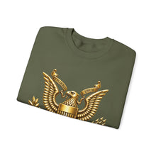 Load image into Gallery viewer, Crewneck Sweatshirt - Army - Eagle - 3D X 300
