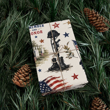 Load image into Gallery viewer, Gift Wrap Paper — Memorial Day Remembrance Pattern
