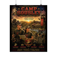 Load image into Gallery viewer, Camp Sousley - Military Adventure Camp - Tribute Matte Poster — "Preparing Leaders for Tomorrow"
