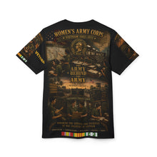 Load image into Gallery viewer, Womens Army Corps (WAC) - Vietnam Service Tribute Tee — "The Army Behind the Army"
