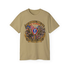 Load image into Gallery viewer, Unisex Ultra Cotton Tee - Army - 442nd Infantry Regimental Combat Team - 3D - Enhanced with EUR WWII SVC

