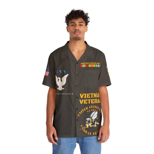 Men's Shirt (AOP) - Navy at War - Combat Veteran - Vietnam War - Navy Seabee with Vietnam Service Ribbons