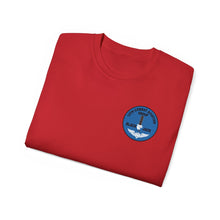 Load image into Gallery viewer, Unisex Ultra Cotton Tee - Vietnam Combat Aviation Vet w Air Crew Badges - 12th Combat Aviation Group - Black Jack - Sgt Howard Meyers - 1968-1969 SVC X 300
