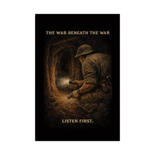 Load image into Gallery viewer, Matte Poster - Into the darkness of Cu Chi - The war beneath the war - Back
