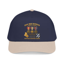Load image into Gallery viewer, Mid Profile Baseball Cap - Army - Iraq War Veteran - 3rd Infantry Division - 3D - Enhanced
