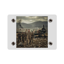 Load image into Gallery viewer, Acrylic Wall Art Panel - U.S. Air Force officer - Captured, KIA, Communist Guerrillas - AT-6 Shotdown - Cold War
