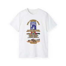 Load image into Gallery viewer, Unisex Ultra Cotton Tee - XVIII Airborne Corps Desert Storm Ribbons - with Scene - 3D - Transparent
