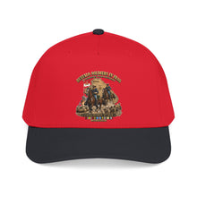 Load image into Gallery viewer, Mid Profile Baseball Cap - Army - Buffalo Soldiers in Iraq - OIF - Cavalrymen at War  w IRAQ SVC - 3D - Enhanced
