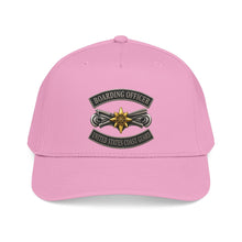 Load image into Gallery viewer, Mid Profile Baseball Cap - USCG - Boarding Officer w txt - 3D - Enhanced
