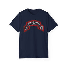 Load image into Gallery viewer, Unisex Ultra Cotton Tee - Army - Scroll - 143rd Infantry Det - LRS Airborne Ranger

