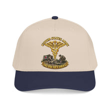 Load image into Gallery viewer, Mid Profile Baseball Cap - Army - Medical Corps - US Army w Scene - 3D - Enhanced
