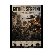 Load image into Gallery viewer, Matte Poster - Mogsdishu Somolia - Operation Gothic Serpent

