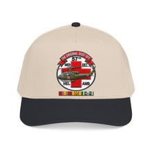 Load image into Gallery viewer, Mid Profile Baseball Cap - Army - 57th Medical Co - Original Dustoff - Vietnam w VN SVC - 3D - Enhanced
