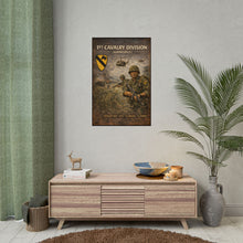 Load image into Gallery viewer, Rolled Posters - 1st Cavalry Division in Ia Drang
