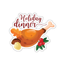 Load image into Gallery viewer, Die-Cut Stickers - Holiday Dinner
