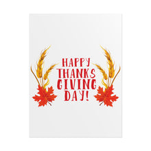 Load image into Gallery viewer, Rolled Poster - Happy Thanksgiving Day
