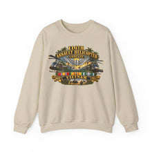 Load image into Gallery viewer, Crewneck Sweatshirt - Army - 116th Assault Helicopter Co w  Aviator Badge w VN SVC - HORNETS - 3D - Enhanced
