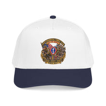 Load image into Gallery viewer, Mid Profile Baseball Cap - Army - 442nd Infantry Regimental Combat Team - 3D - Enhanced with EUR WWII SVC
