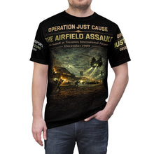 Load image into Gallery viewer, Operation Just Cause Veterans Tribute Tee — "Air Field Assault: The Taking of Tocumen"
