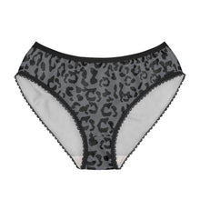 Load image into Gallery viewer, Women's Briefs - Leopard Camouflage - Battleship Color
