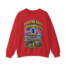 Load image into Gallery viewer, Crewneck Sweatshirt - Army - Phantom Army - Operation Fortitude - WWII - 1st FUSAG - 3D - Enhanced
