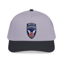 Load image into Gallery viewer, Mid Profile Baseball Cap - 11th Airborne Division w Arctic Tab wo txt - 3D - Enhanced
