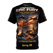 Load image into Gallery viewer, Operation EPIC FURY Tribute Tee — US Strike Against Iran Strategic Strike Campaign - Jerry JR
