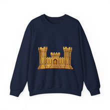 Load image into Gallery viewer, Crewneck Sweatshirt - Amy Corps of Engineers Branch Insignia - 3D -  Enhanced
