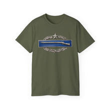Load image into Gallery viewer, Unisex Ultra Cotton Tee - Army - Combat Infantryman Badge - No Txt - 2nd Award - 3D X 300
