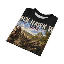 Load image into Gallery viewer, Black Hawk Wars (1832) Tribute Tee - "Struggle for Rock River Country - Illinois and Wisconsin"
