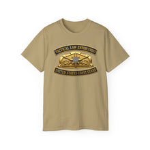 Load image into Gallery viewer, Unisex Ultra Cotton Tee - USCG - Tactical Law Enforcement w txt - 3D - Enhanced

