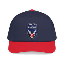 Load image into Gallery viewer, Mid Profile Baseball Cap - 11th Airborne Division w Arctic Tab wo txt - 3D - Enhanced
