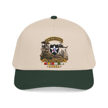 Load image into Gallery viewer, Mid Profile Baseball Cap - Army - 2nd Infantry Division w Br - Ribbon COLD WAR Vet Tab - Korea - 3D - Enhanced
