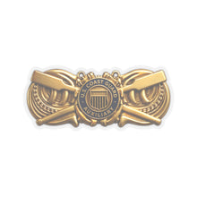 Load image into Gallery viewer, Kiss-Cut Stickers - USCG - Coxswain - Auxiliary wo txt - 3D - Enhanced
