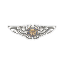 Load image into Gallery viewer, Kiss-Cut Stickers - USCG - Aviator Badge - Auxiliary wo txt - 3D - Enhanced
