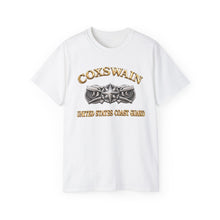 Load image into Gallery viewer, Unisex Ultra Cotton Tee - USCG - Coxswain w txt - Gold - 3D - Enhanced
