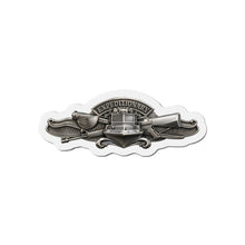 Load image into Gallery viewer, Die-Cut Magnet - USCG - Expeditionary Warfare Specialist wo txt - 3D - Enhanced
