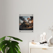 Load image into Gallery viewer, Acrylic Wall Art Panel - Marine LAV in support of the 2nd Battle of Fallujah
