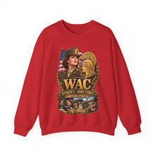 Load image into Gallery viewer, Crewneck Sweatshirt - WAC - Womens Army Corps - WWII - 3D - Enhanced
