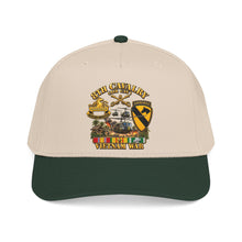 Load image into Gallery viewer, Mid Profile Baseball Cap - Army - 8th Cavalry (Air Cav) - 1st Cav Division w VN SVC - 3D - Enhanced
