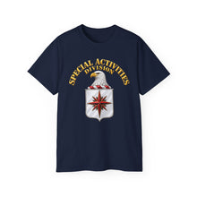 Load image into Gallery viewer, Unisex Ultra Cotton Tee - Special Activities Division - COA - Central Intelligence Agency - 3D - Enhanced
