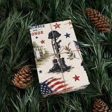 Load image into Gallery viewer, Gift Wrap Paper — Memorial Day Remembrance Pattern
