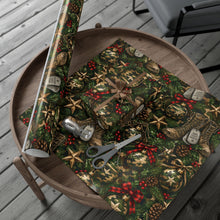 Load image into Gallery viewer, Gift Wrap Paper — Military Christmas Camouflage
