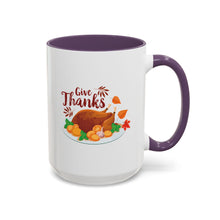 Load image into Gallery viewer, Accent Coffee Mug - Give Thanks
