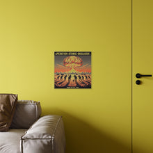 Load image into Gallery viewer, Acrylic Wall Art Panel - Atomic Testing in Nevada Desert Operation Fury - Toward the attack
