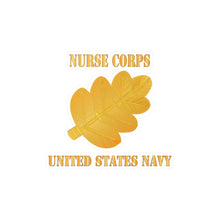 Load image into Gallery viewer, Kiss-Cut Vinyl Decals - Navy Nurse Corps Pin Branch w Txt wo Oak Leaf X 300 - 6X6 IN
