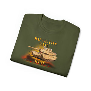 Unisex Ultra Cotton Tee - Army - Main Battle Tank - M1A1 X 300