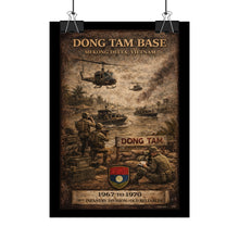 Load image into Gallery viewer, Posters - Dong Tam Base, Mekong Delta 1967-70
