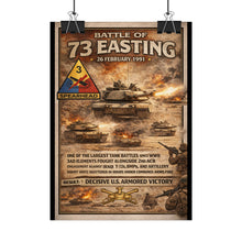 Load image into Gallery viewer, Rolled Posters - Battle of 73 Easting - 3rd Armored Division
