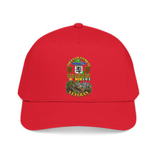 Load image into Gallery viewer, Mid Profile Baseball Cap - Vietnam Veteran Combat - 2nd Bn, 28th Infantry - 1st ID - with VN SVC - with Combat Scene - 3D - Transparent
